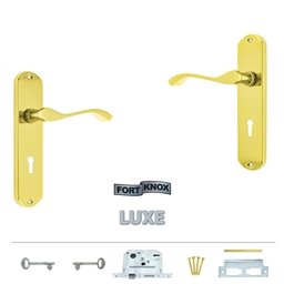 M7I10 - 2 Lever Lockset Didieri 6"